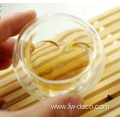 New design heart shaped glass tea cup